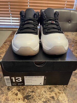 Jordan 11 Retro Low Reverse Concord ''Tuxedo'' 2013 DS Size 13