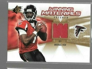 michael vick jersey card