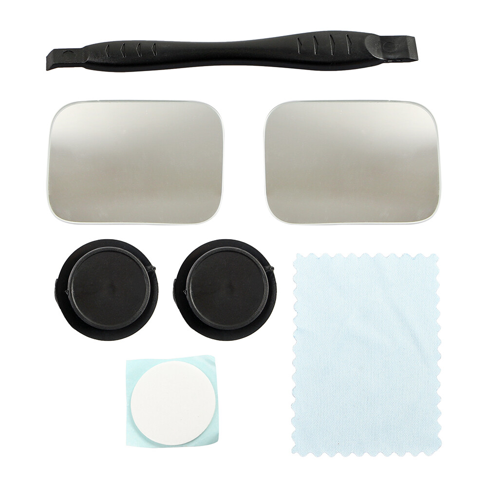 2PCS 360° Wide Angle Blind Spot Mirror Auto Convex Rear Side View Car SUV Truck