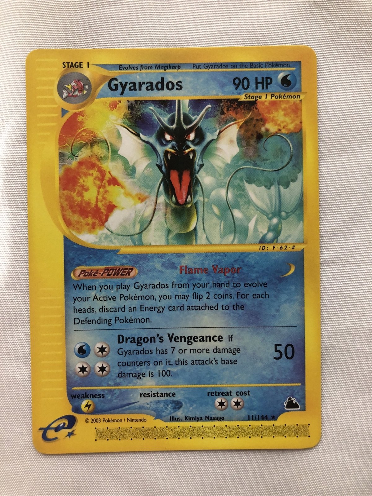 Gyarados Skyridge NM/M Rare 11/144