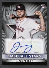 2022 Topps Update Baseball Stars Autographs Black #BSA-JP Joe Perez RC /199