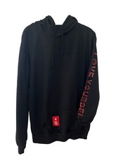 BTS K-Pop Love Yourself Tour Black Hoodie Size Medium