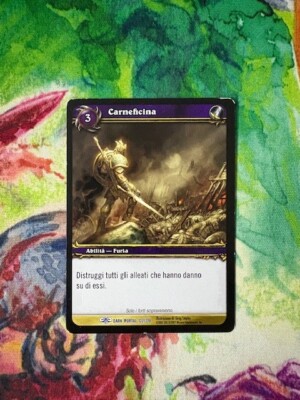 Carnicina world of warcraft wow TCG warrior spell