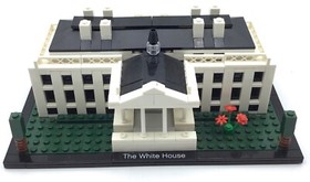 LEGO THE WHITE HOUSE Architecture SET 21006 2010 VERSION POSSIBLY INCOMPLETE