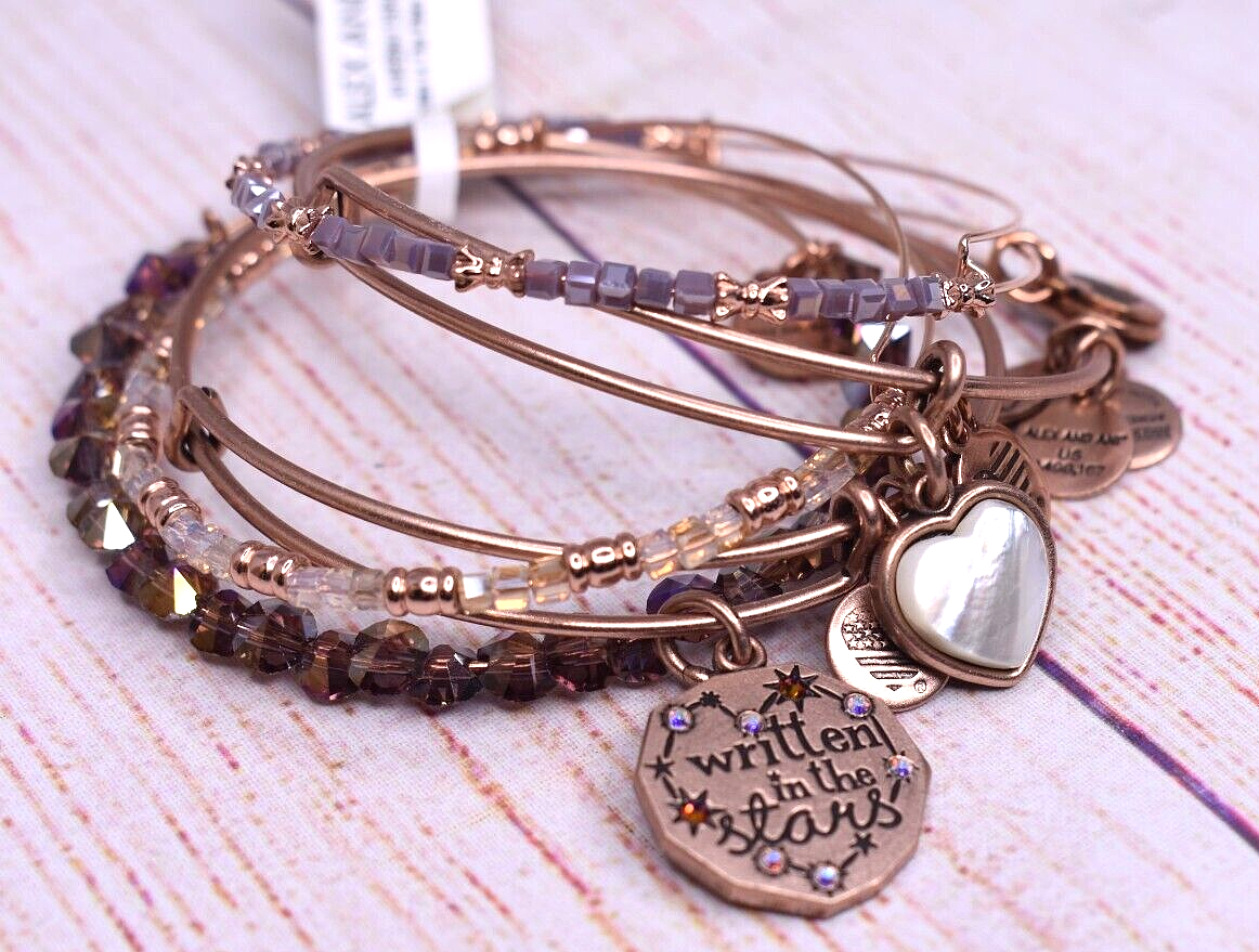 Rose Gold Alex And Ani Best Friend Bracelet Amazon Alex And Ani - Main Image