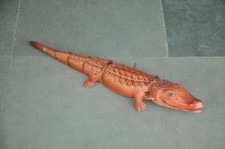 Vintage Wind Up Fine Celluloid Walking/Crawling Crocodile Toy , Japan