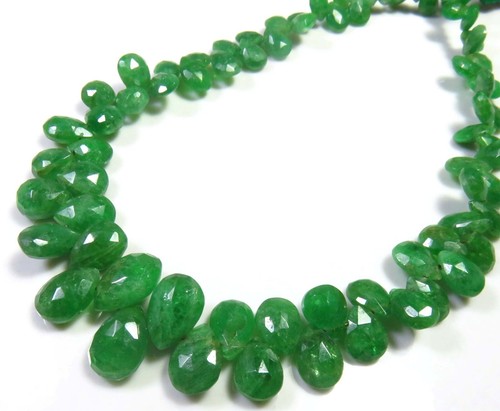 Grenat Tsavorite Naturel Vert Vibrant 1,14 Carats - Forme Poire 8,3x5,8 Mm, Origine Tanzanie