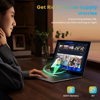 CHUWI Herobook Plus 15.6in Windows 11 Laptop Intel N4020 RAM 8G