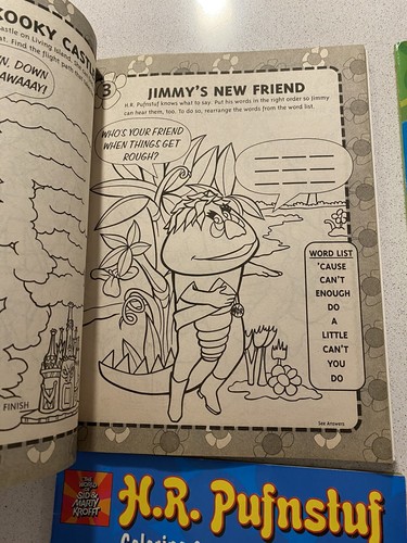 H.R. Pufnstuf Coloring And Activity Books Lot Of 4 Sid & Marty Krofft New Set - Picture 9 of 12