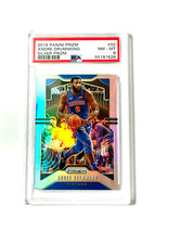 2019 Panini Prizm #92 Andre Drummond Silver Prizm Pistons Psa 8 NM-Mint