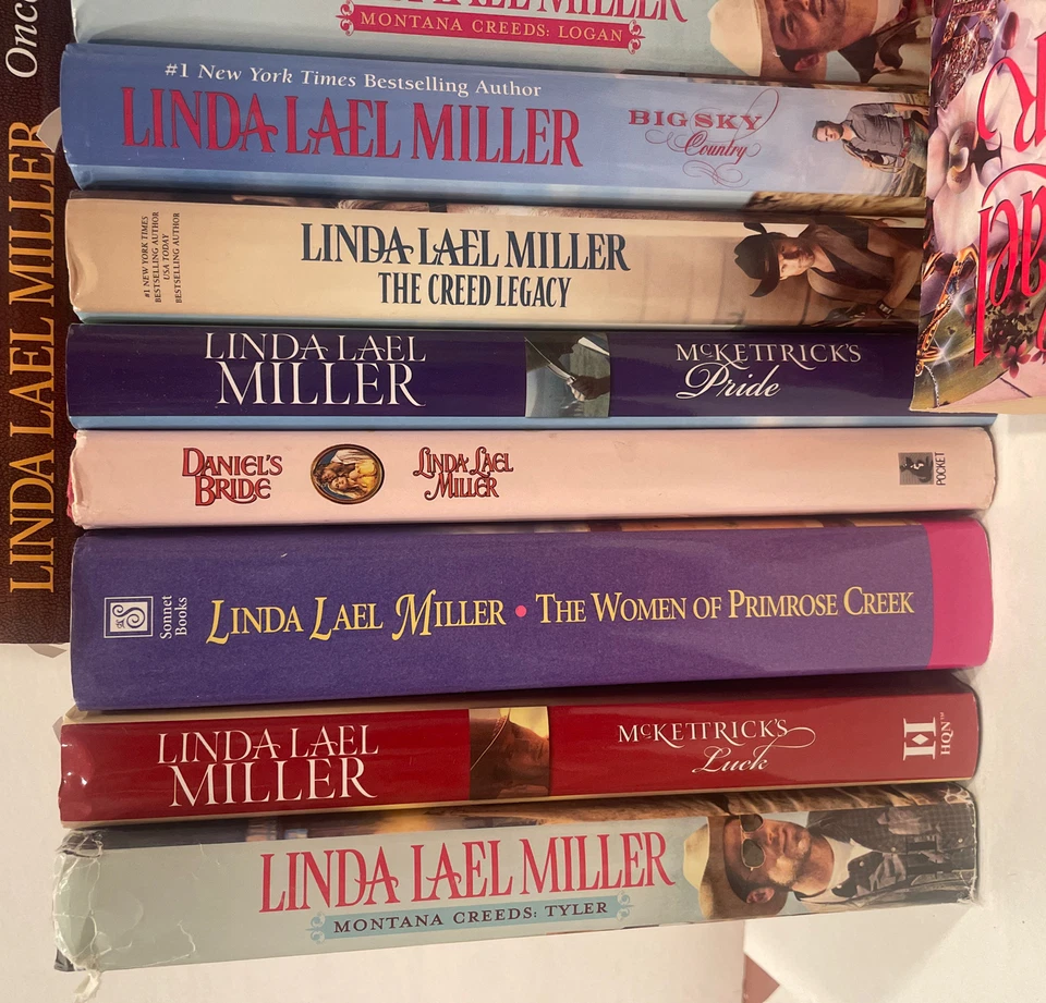 Lot of 36 Linda Lael Miller Hardcover Cowboy Western  Romance Books - Image 4 of 4