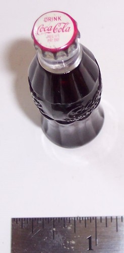 Coca-Cola Original Vintage 1950's Bakelite 2-1/2" Coke Miniature Bottle Lighter