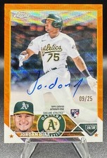 2023 Topps Chrome Rookie Auto Orange Refractor /25 #RA - JDI Jordan Diaz (AU RC)