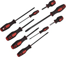 9-Pieces Screw Driver Set for Home, Garage DIY Fix – Phillips & Slotted Heads