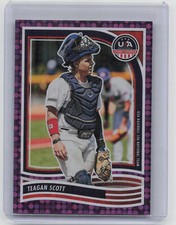 2024 Panini Stars & Stripes #49 Teagan Scott Purple Disco #/99