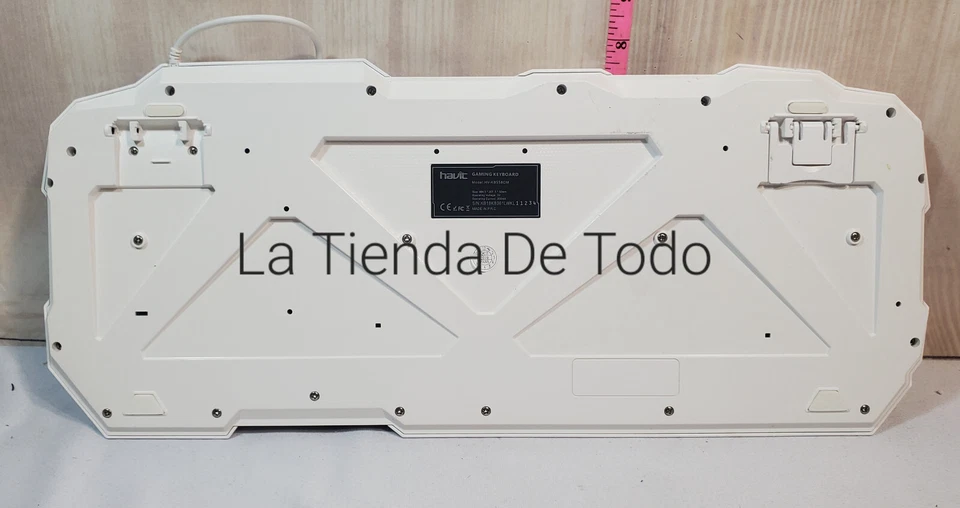 WHITE GAMING KEYBOARD KEY BOARD FOR HAVIT USERS FITS HV KB558CM - Image 2 of 3