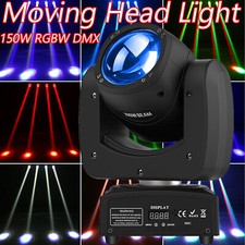 RGBW 150W Stage Lighting Moving Head Beam DMX LED DJ Club Party Disco Spot