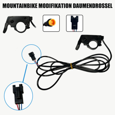 Daumengas Gasgriff Gashebel Für E-Bike Elektrofahrrad Thumb Throttle 24-72V！