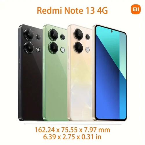 Xiaomi Redmi Note 13 4G Version Smartphone, Snapdragon 685, 6nm Process, 108MP