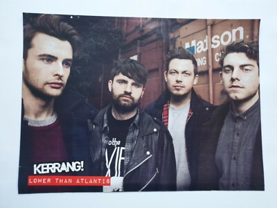LOWER THAN ATLANTIS Kerrang! Magazine POSTER 2012