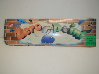 Zero Point 2 Arcade Marquee / Flexible