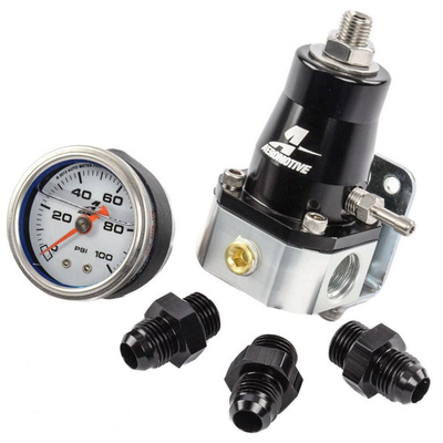 #ad #ad Aeromotive 13130 EFI Fuel Bypass Regulator 1000 HP Combo Gauge amp; Fittings $237.84