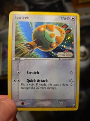 Pokemon Sentret Legend Maker 62/92 Reverse Holo Stamped Card MP- Condition
