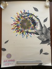 Jack Johnson / Sleep Through The Static Tour 2008 Original Gig Poster 18 X 24&ldquo;