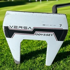 Odyssey Works Versa 7 Putter White Golf Club Oversized Grip Right Hand ~32.75