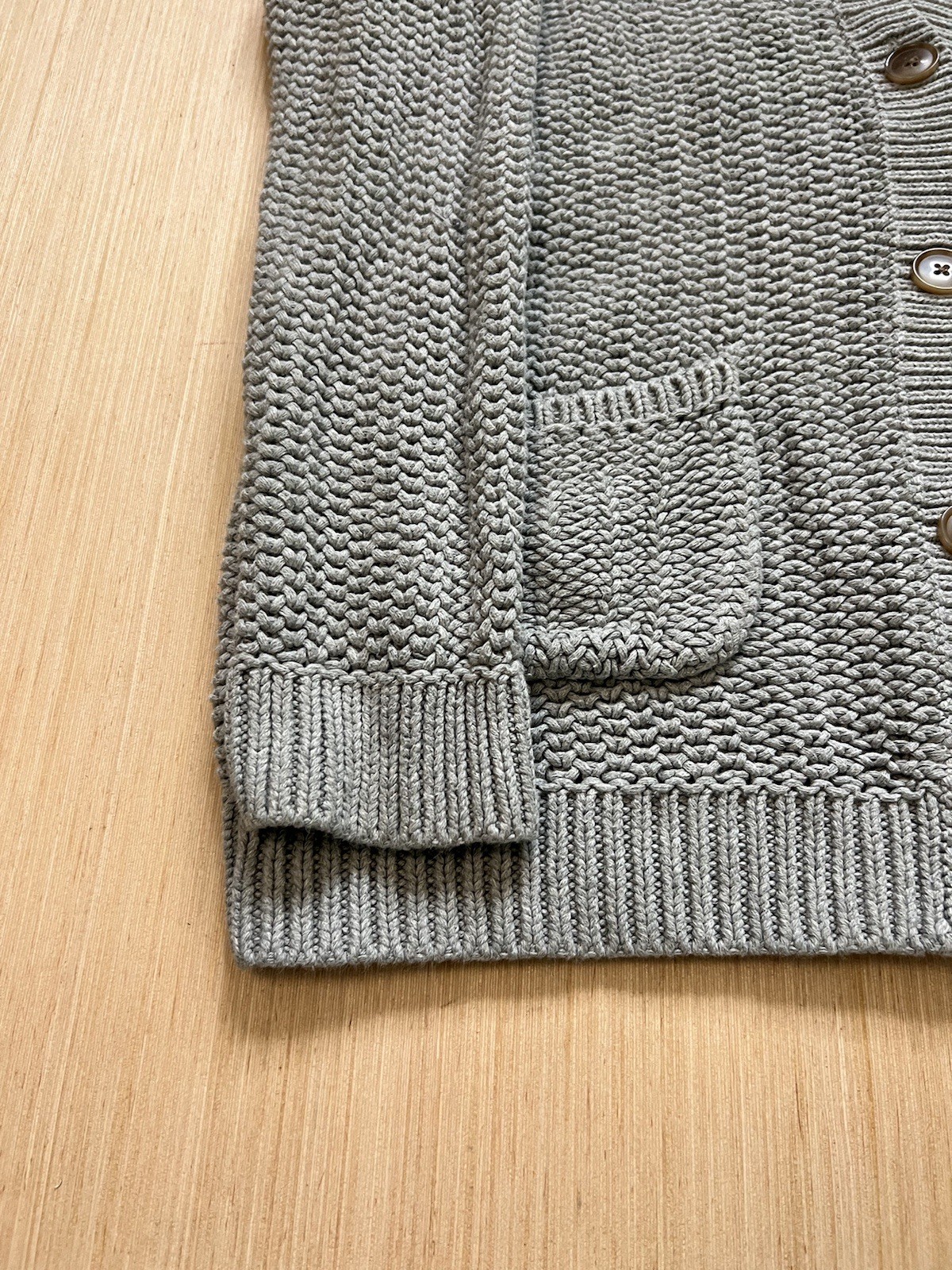 Gap Ribbed Knit V-Neck Button Front Cardigan Swea… - image 2