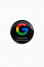 NFC Tag Anti-Metal Google Review Tag Epoxy iPhone Samsung Sticker Stand Card