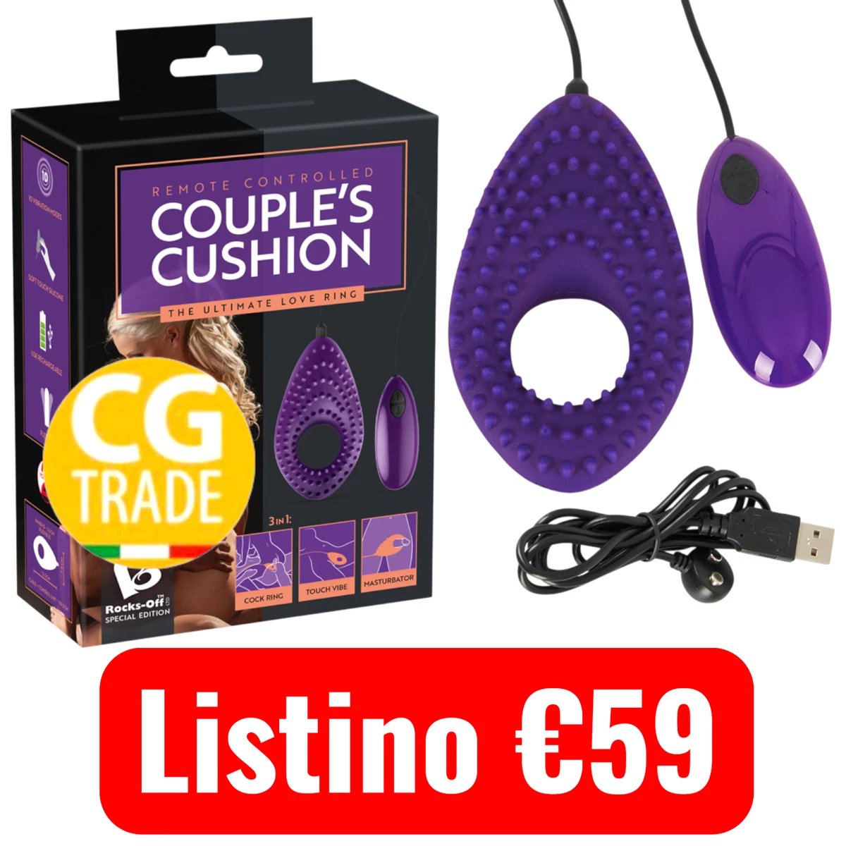 Anelli Fallici Vibranti e Cockring | Fallo Strano