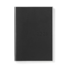 MUJI 2026 A5 Vertical Planner Starting December 2025 Black Monthly/Weekly