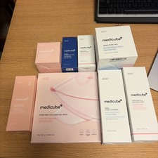 Medicube lot PDRN pink collagen gel mask, peptide serum collagen night wrapping