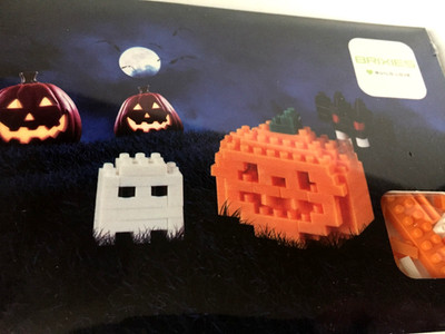 BRIXIES Postkarte Halloween Party Geschenkidee Kürbis Geist Geist Karte BRI111