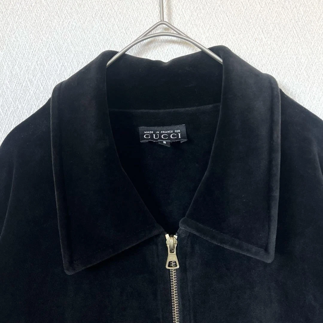 Rara mezza giacca Tom Ford epoca Gucci anni 90 lusso velluto con cerniera nera