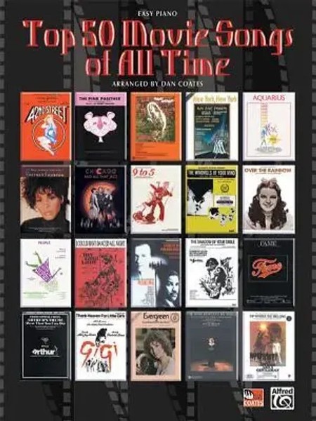 Top 50 Movie Songs Of All Time | Englisch | Taschenbuch | Easy Piano | Buch-image