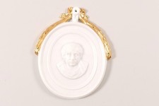 Fürstenberg Porzellanplakette mit Posidippus...