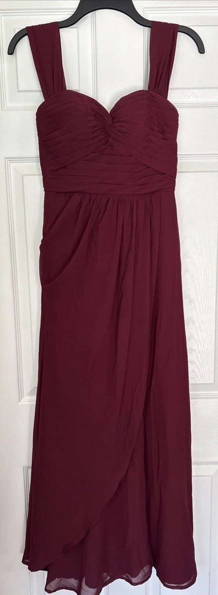 maroon and pink bridesmaid dresses 10 Burgundy Bridesmaid Dresses From Real Weddings