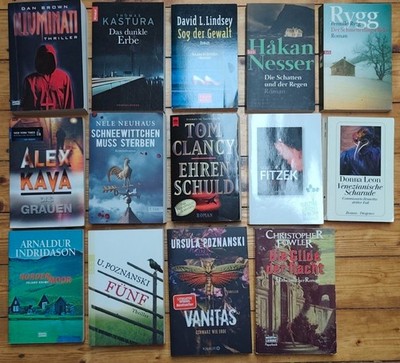 Paket Thriller und Krimis (14 Bücher)