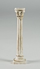 PRESEPE Rossi-Rosa - COLONNA RIGATA 15 cm in gesso