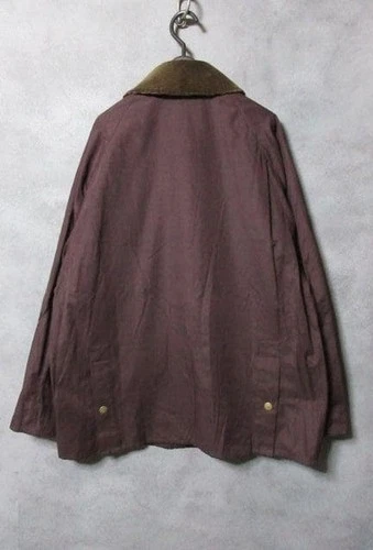 Barbour × FREAK'S STORE BEDALE Wine Red Sample Corduroy Collar Jacket 42 F/S image 2