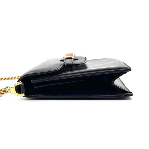 Gucci 2Way Shoulder Bag Black Leather Used - Bild 7 von 18