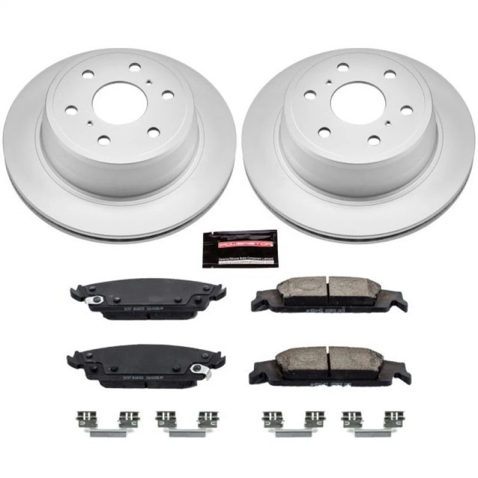 Power Stop Brake Kit For GMC Sierra 1500 2014-2018 Rear Z17 Evolution Geomet Foto 2 de 4