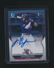 JUAN BENJAMIN 2023 BOWMAN CHROME 1ST RC AUTO #CPA-JBN