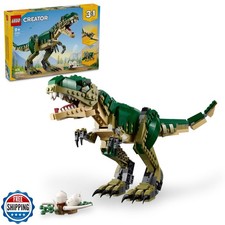 LEGO Creator 3 in 1 T Rex Toy - Dinosaur Toy Building Set for Kids, Boys and