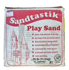 25 Lb. Sandtastik Natural Moldable Sparkling White Play Sand
