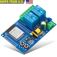 ESP32 Development Board 2 Channel WIFI Bluetooth Relay Module DC 5-30V