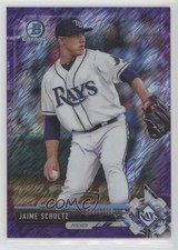 2017 Bowman Chrome Prospects Purple Shimmer Refractor Jaime Schultz #BCP198 4kh