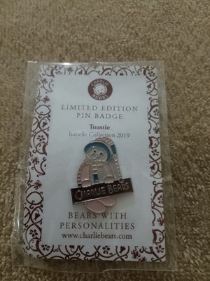 Charlie Bears Pin Badge Toastie